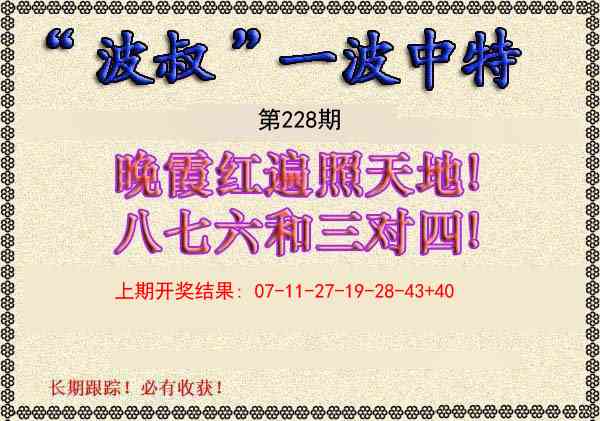 228期波叔一波中特[图]