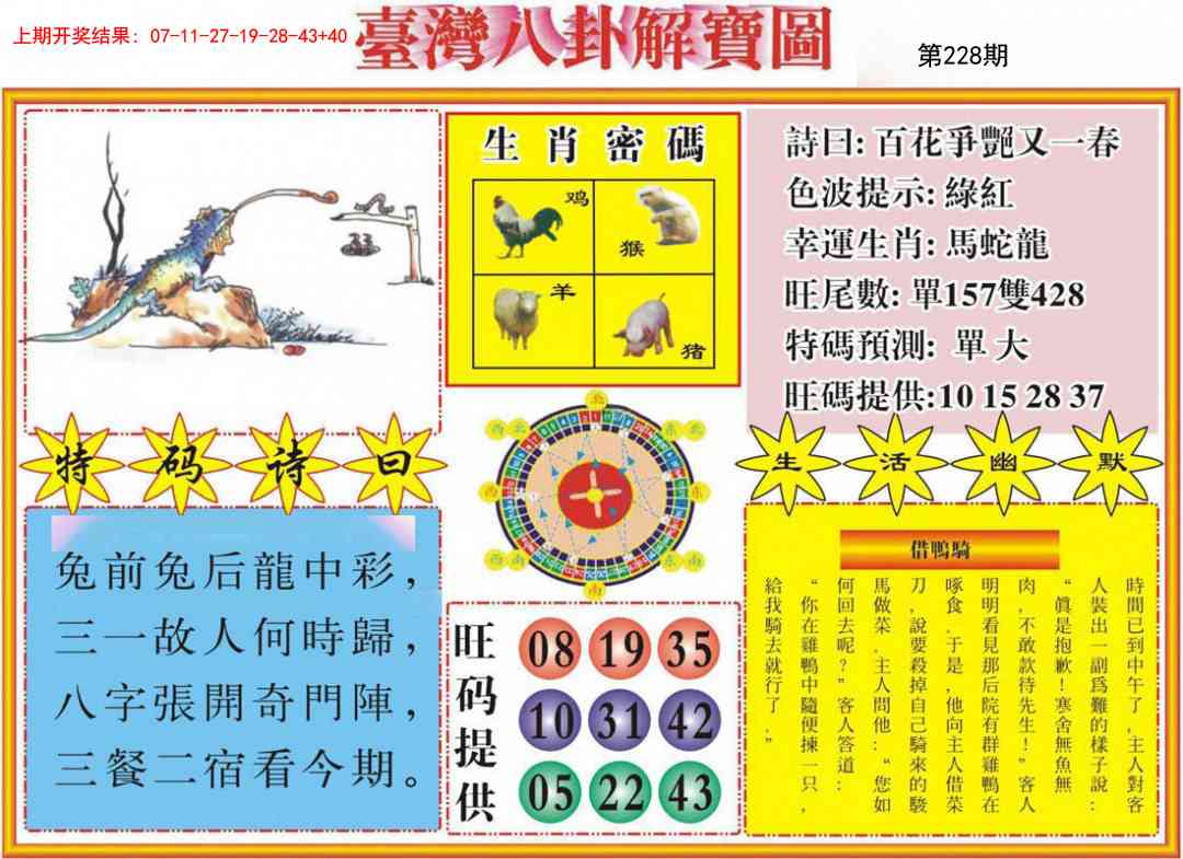 228期台湾八卦解宝图[图]