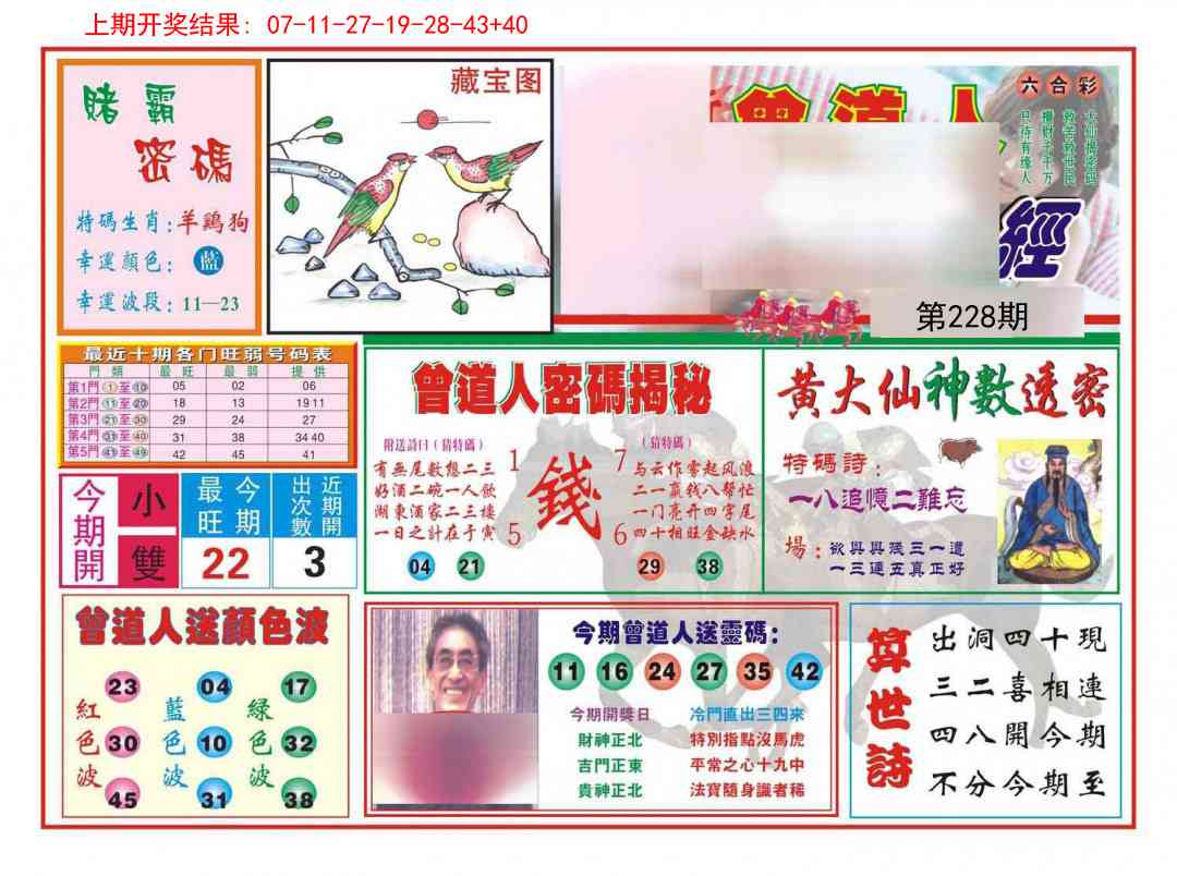 228期赢钱一经[图]