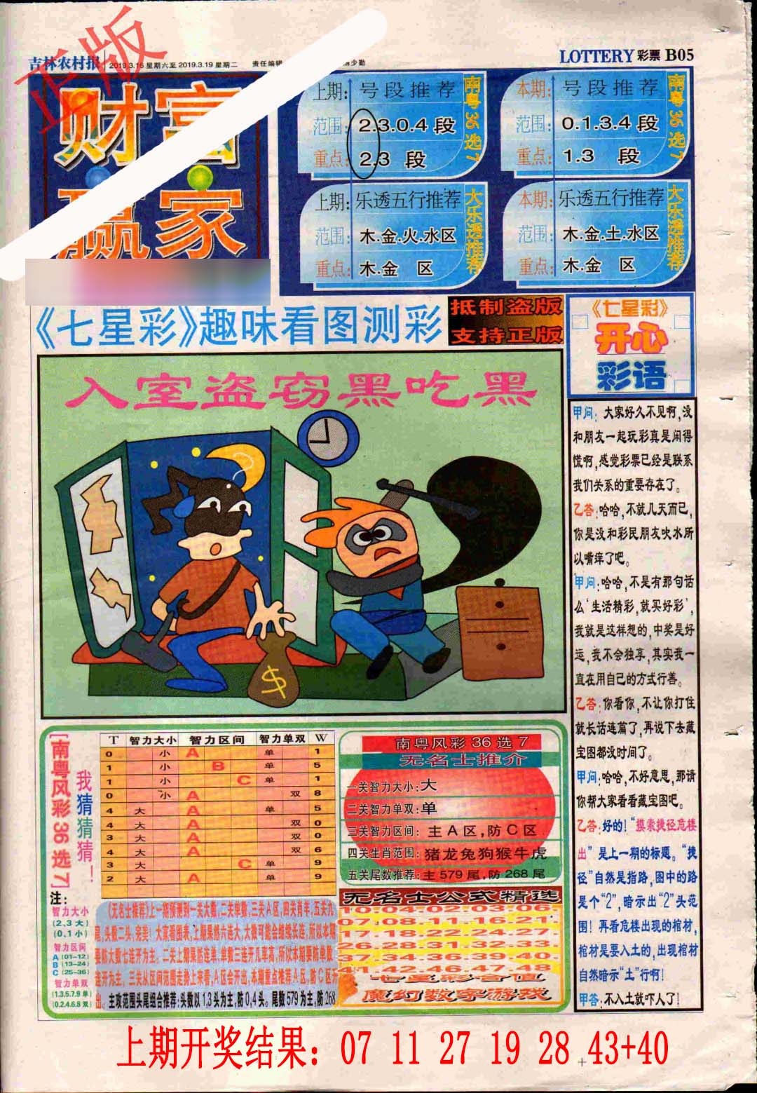 228期财富赢家（七星彩）[图]