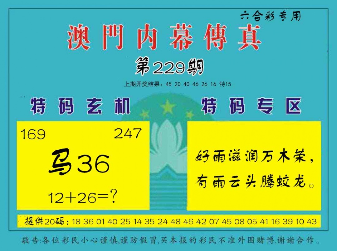 229期内幕传真[图]