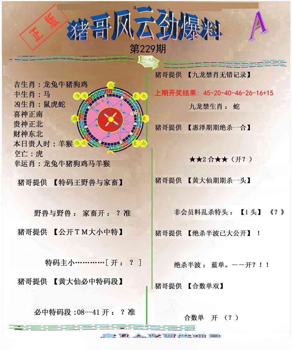 229期猪哥风云劲爆料A[图]