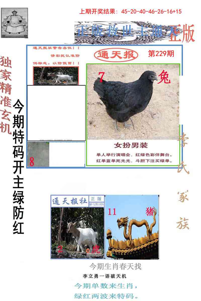 229期李力勇通天报[图]