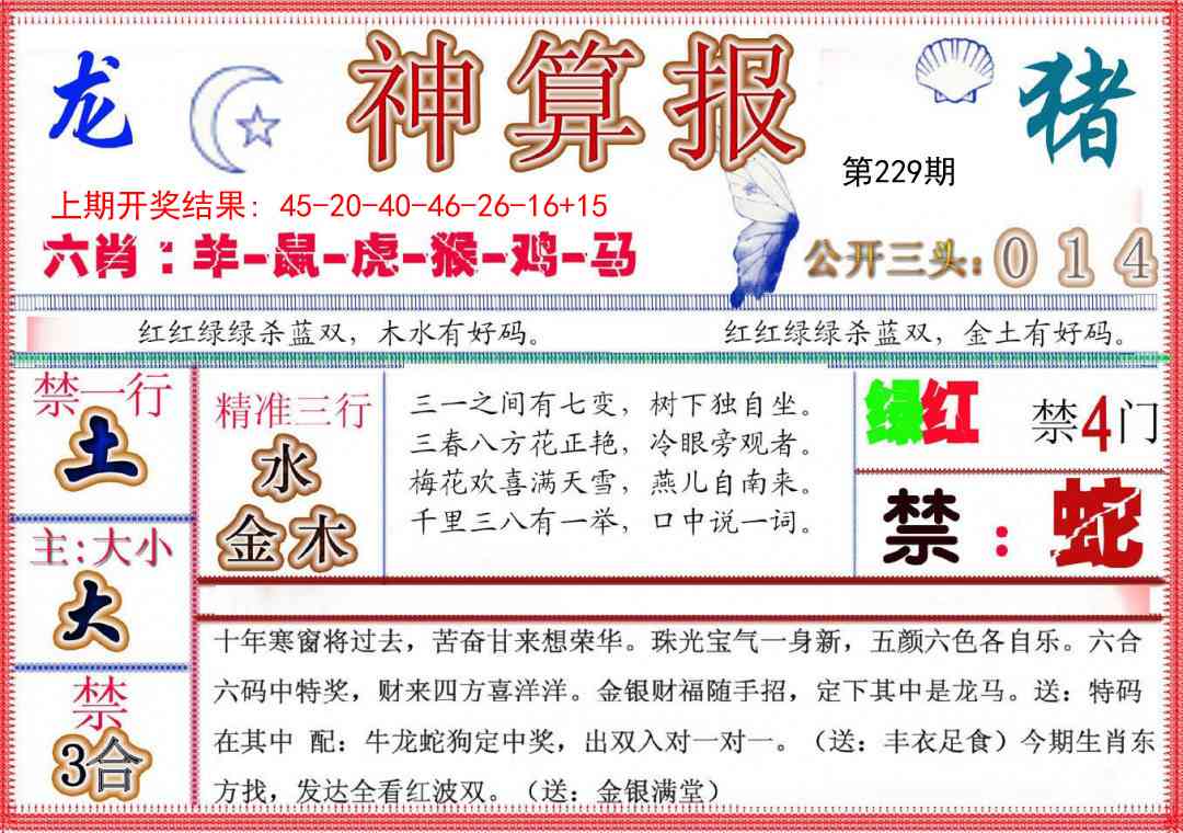 229期神算报(新版)[图]