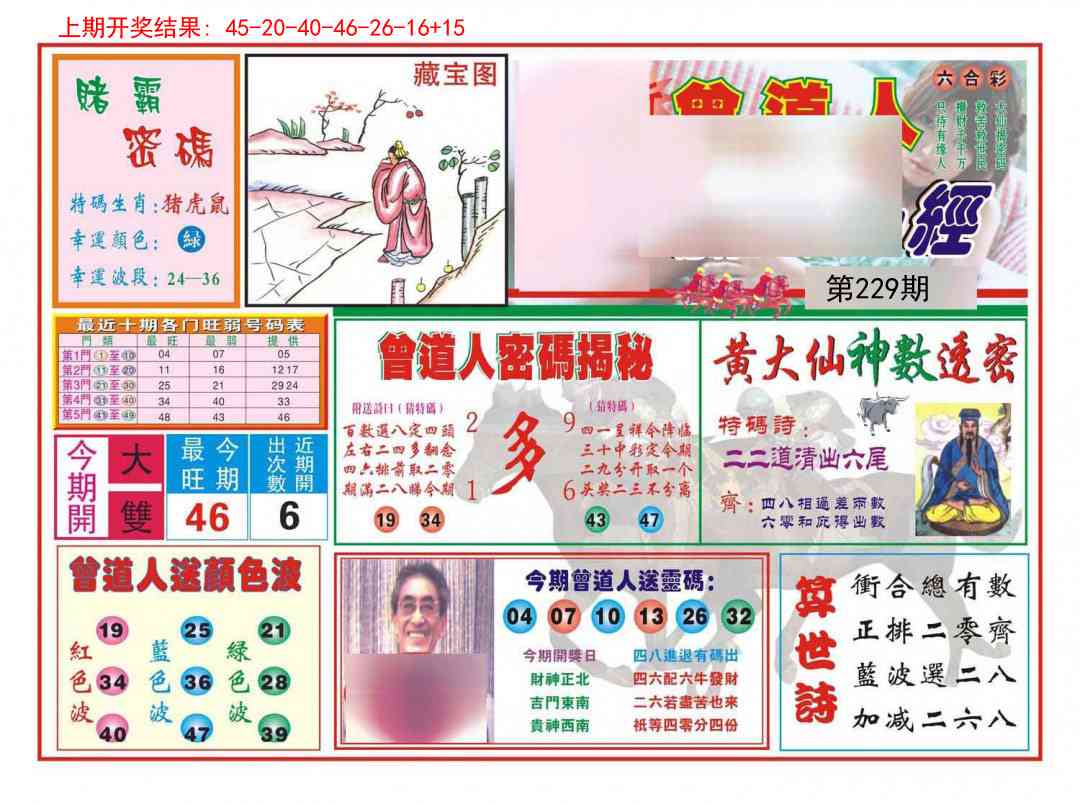 229期赢钱一经[图]