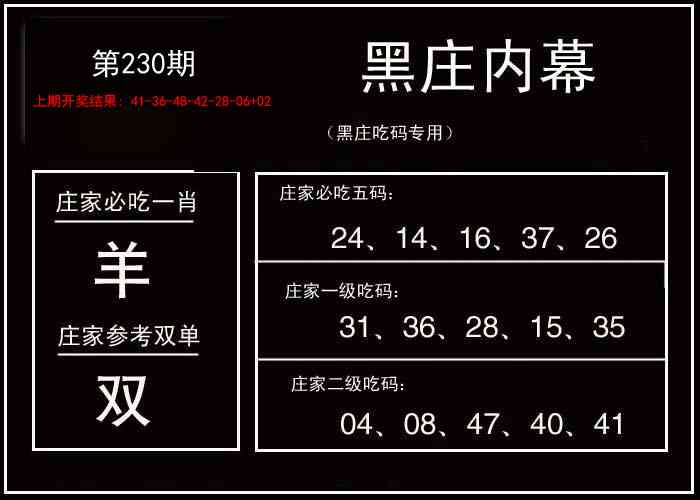 230期黑庄内幕[图]