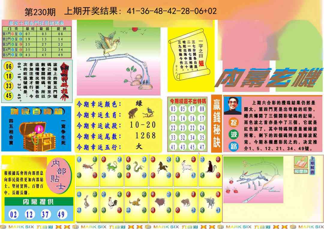 230期九龍内幕A(推荐)[图]