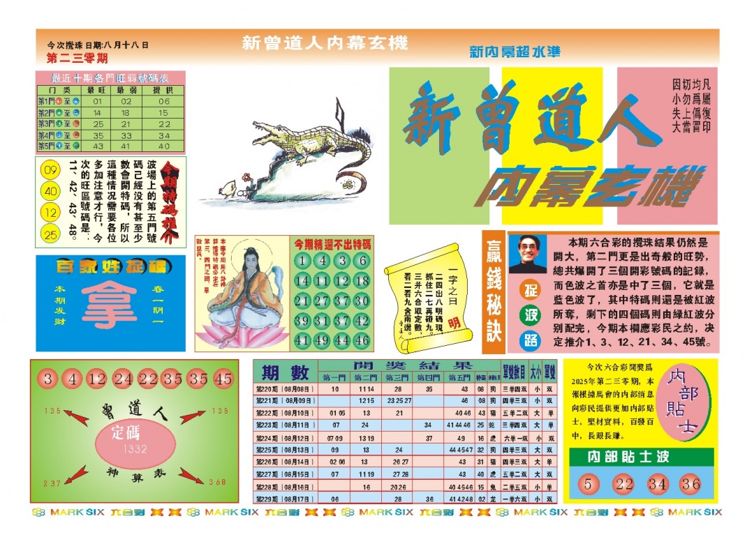 230期新曾道人内幕A[图]