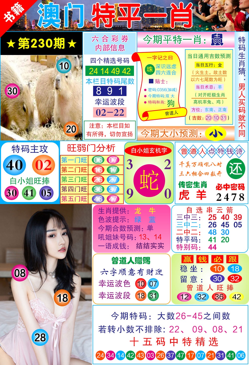 230期澳门一霸[图]