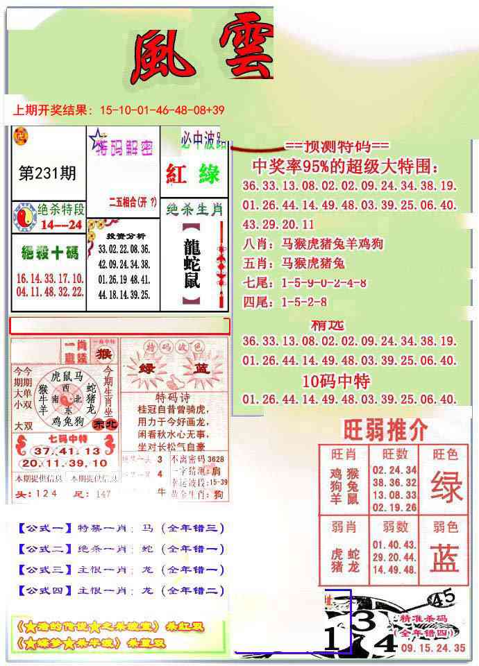 231期风云榜[图]