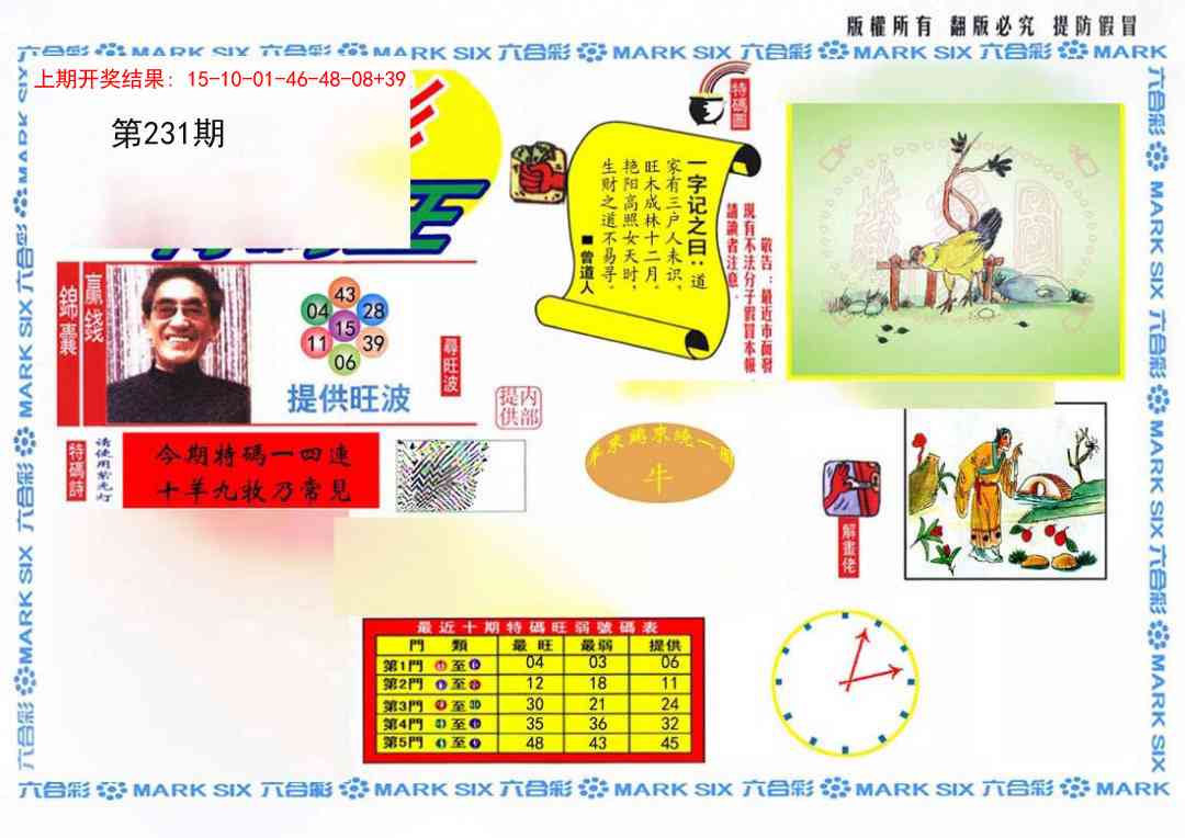 231期心水特码(信封)[图]