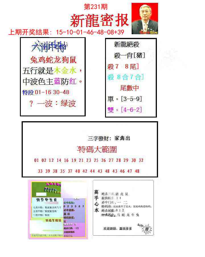 231期新龙密报[图]