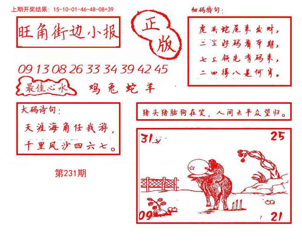 231期旺角街边小报[图]