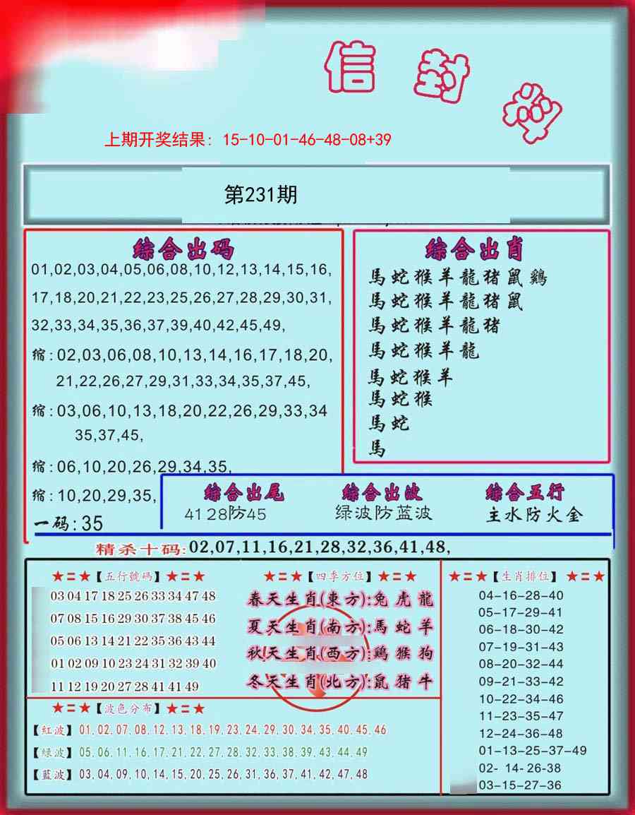 231期信封料[图]