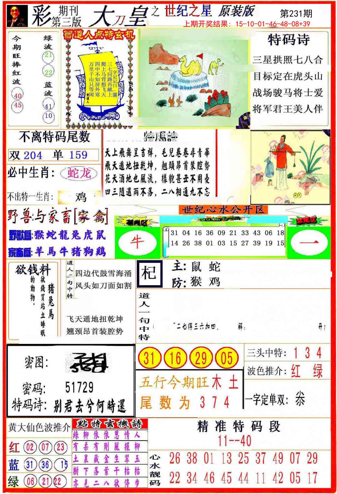 231期大刀皇之(世纪之星)[图]