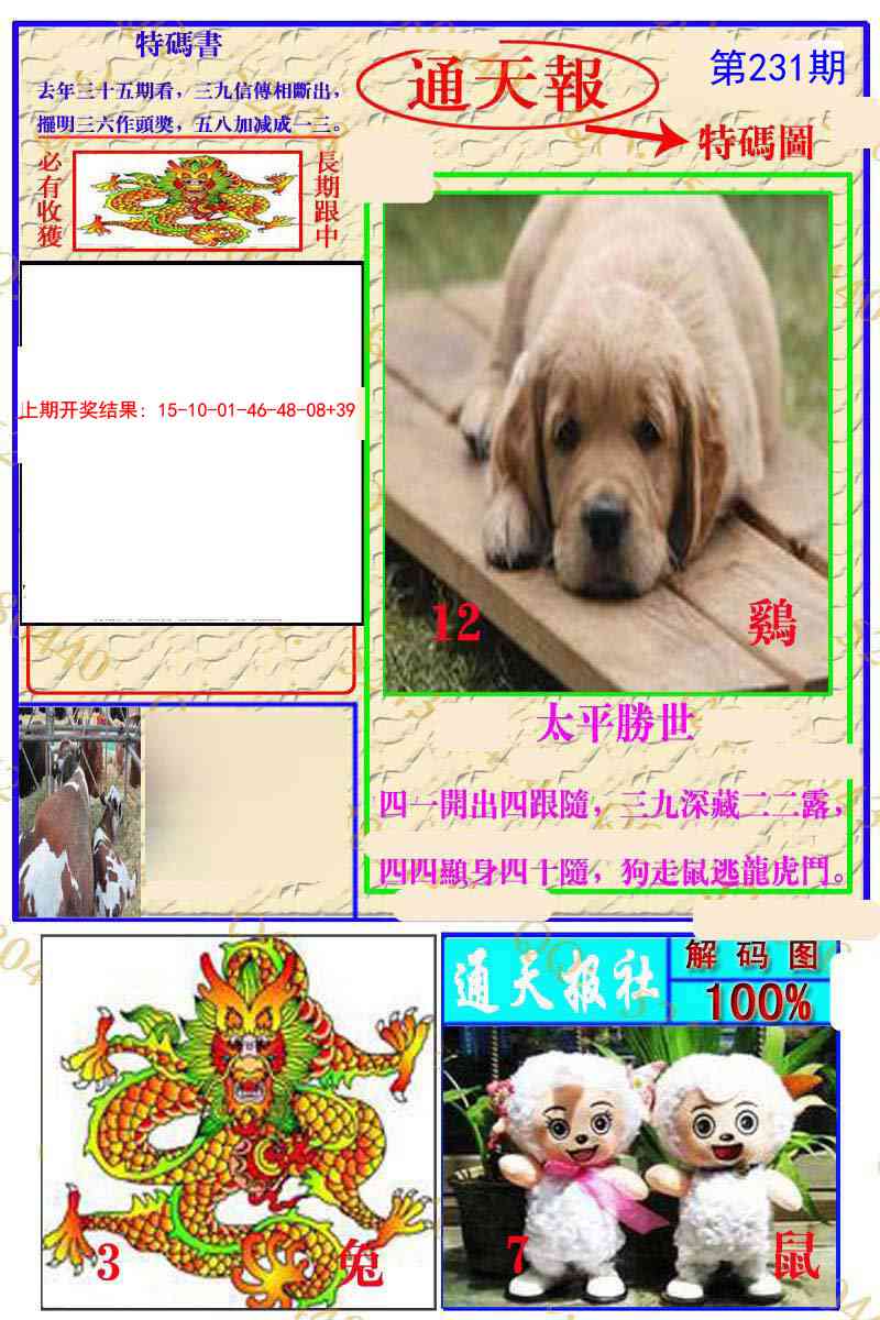 231期通天特解图[图]
