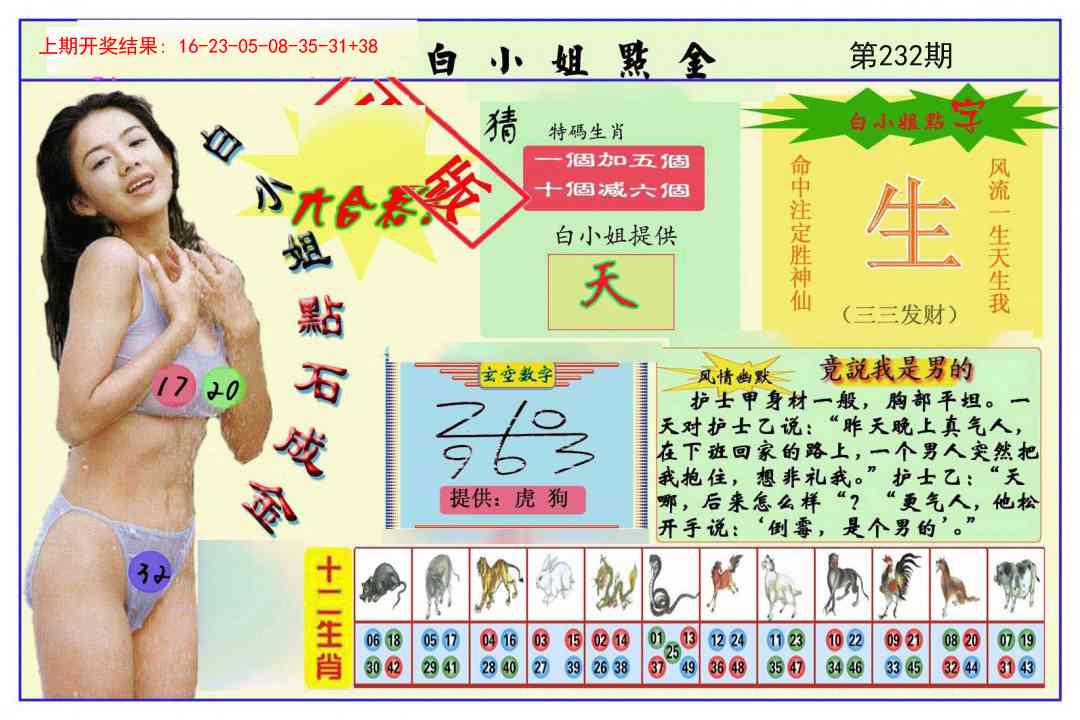 232期白小姐点金[图]