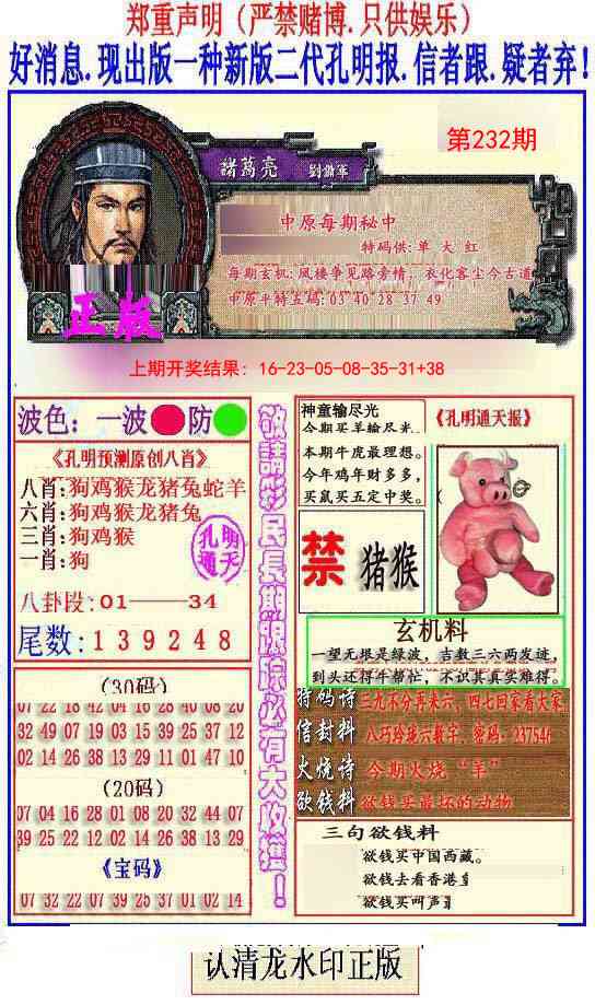 232期另二代孔明报[图]