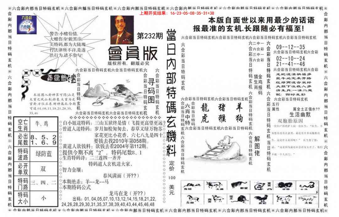 232期当日特码玄机报[图]
