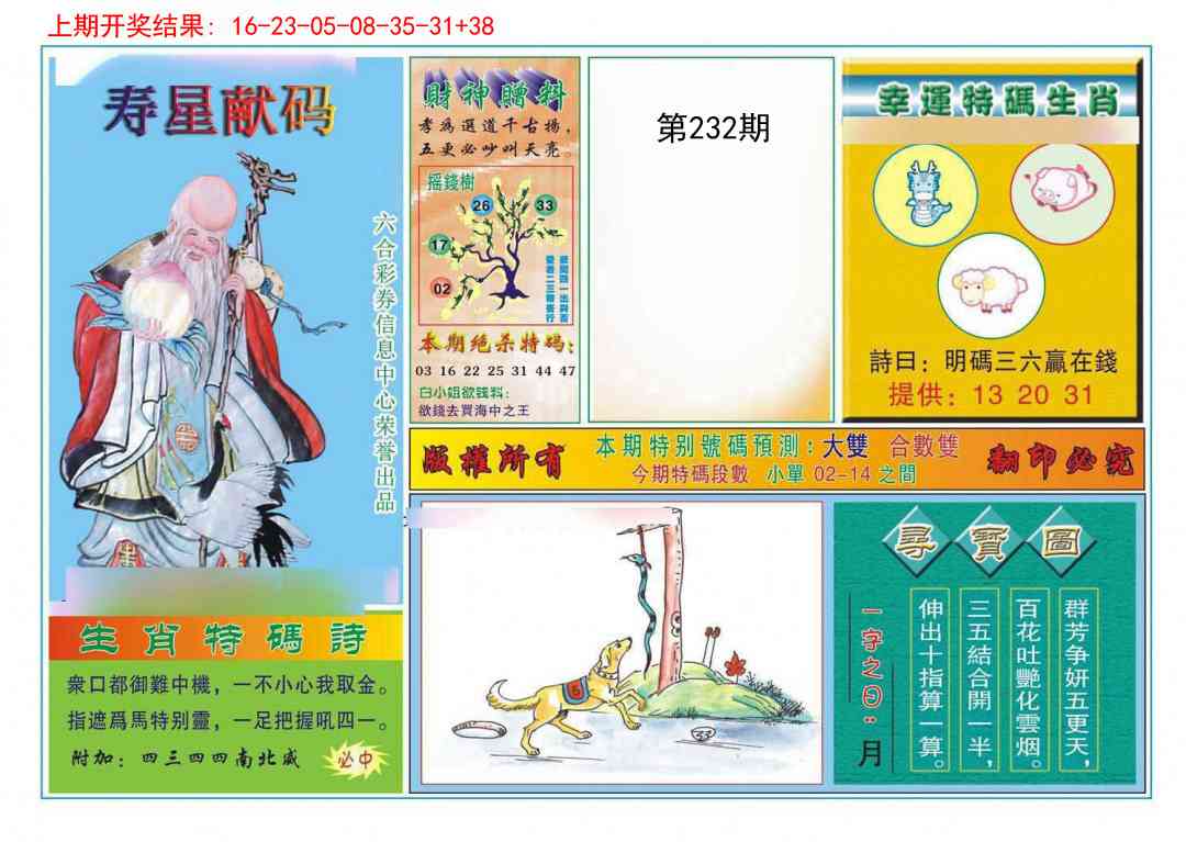 232期寿星献码[图]