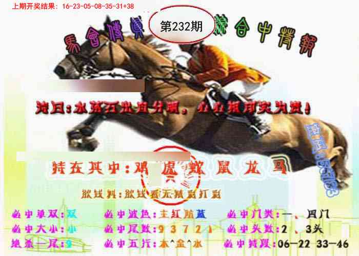 232期马会传真-综合报[图]