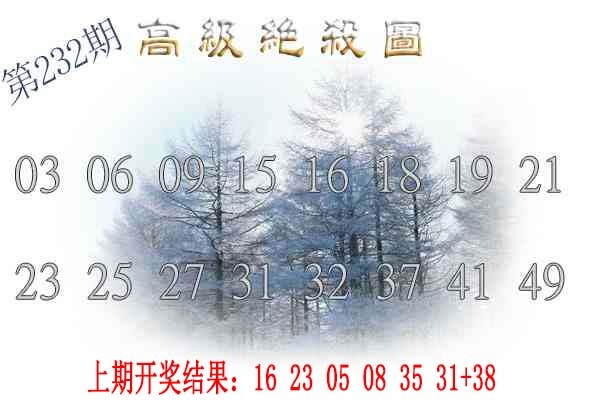 232期高级内部绝杀[图]