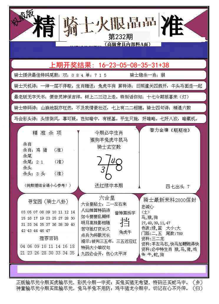 232期骑士火眼晶晶B[图]