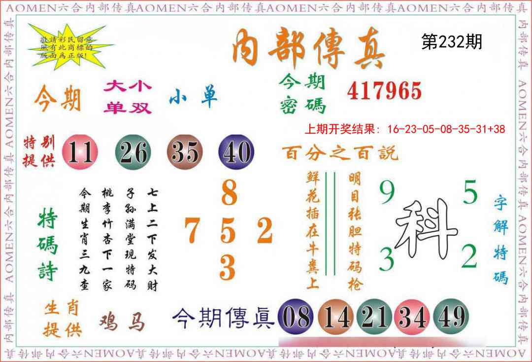 232期内部传真[图]