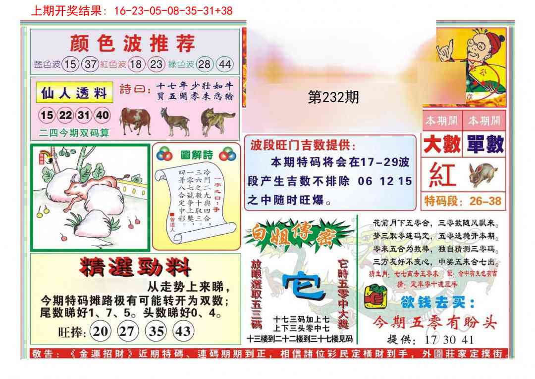 232期金运招财[图]