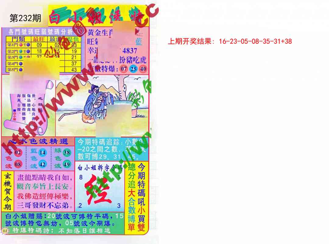 232期白小姐透特[图]