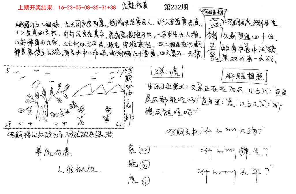 232期手写九龙内幕[图]
