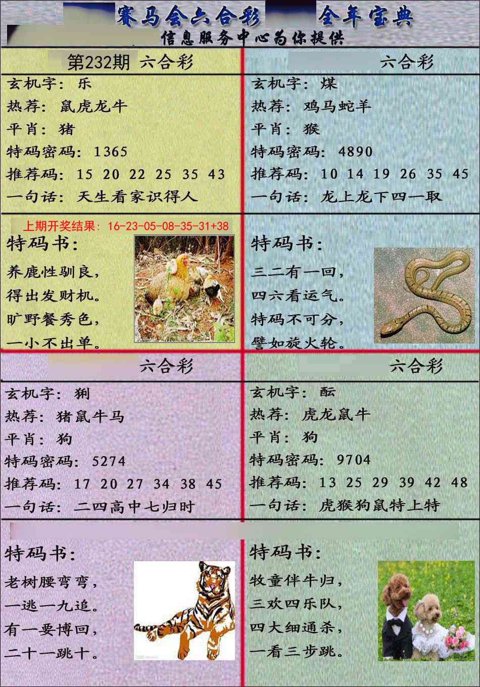 232期宝典报[图]