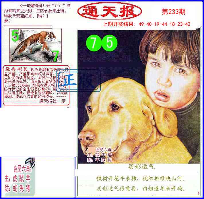 233期另通天报[图]