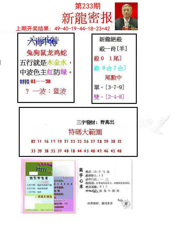 233期新龙密报[图]