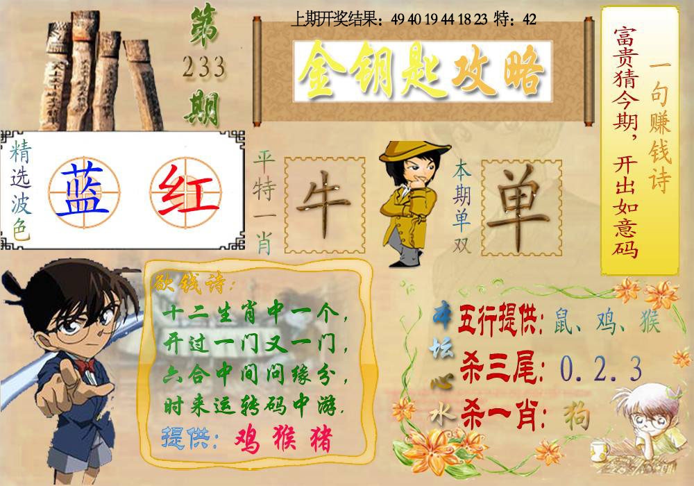 233期《金钥匙攻略》[图]
