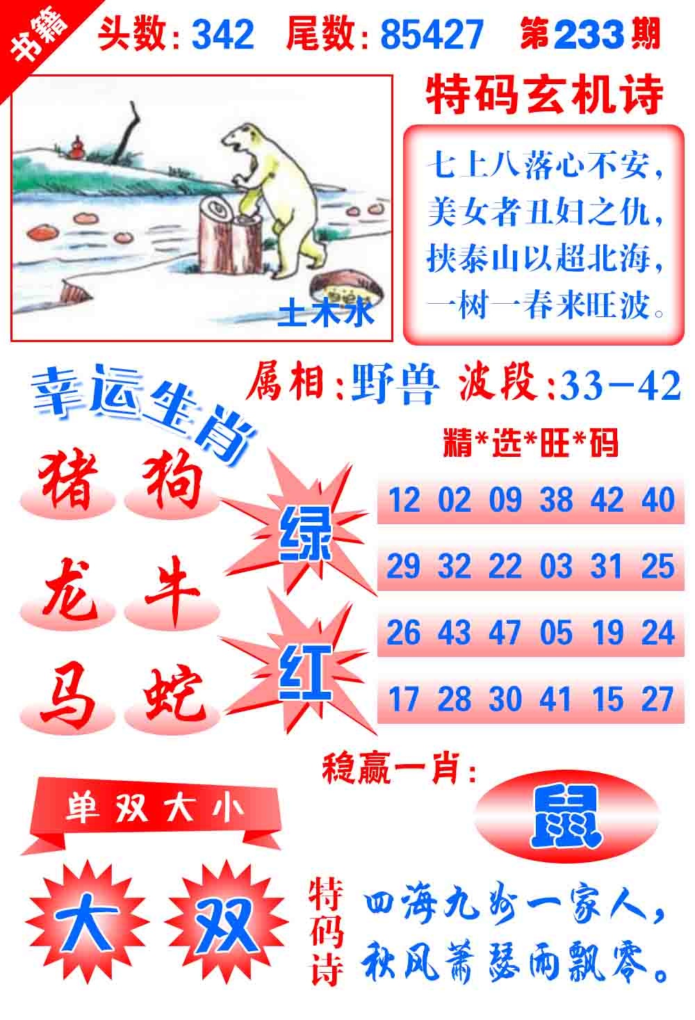 233期澳门铜宝典[图]