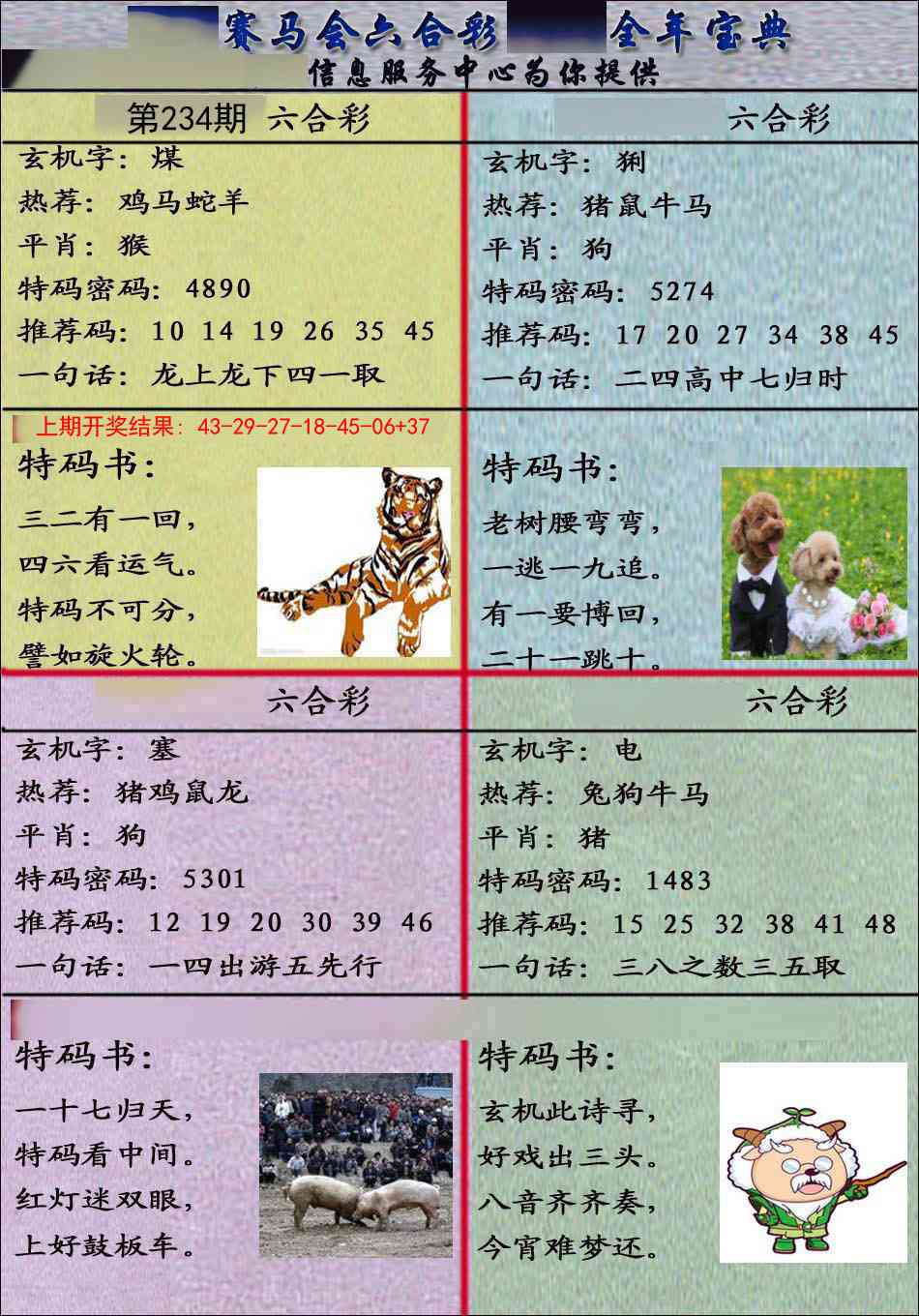 234期宝典报[图]