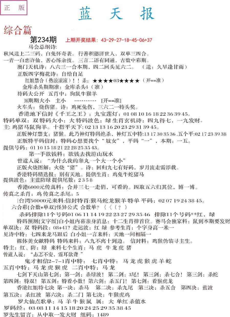 234期蓝天报A[图]