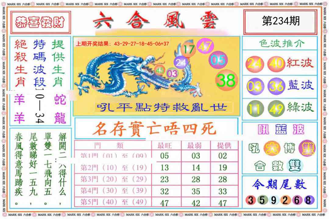 234期六合风云《另版》[图]