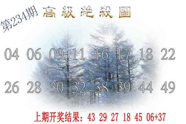 234期高级内部绝杀[图]