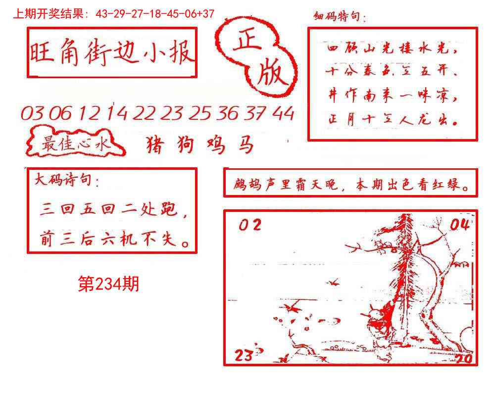 234期旺角街边小报[图]