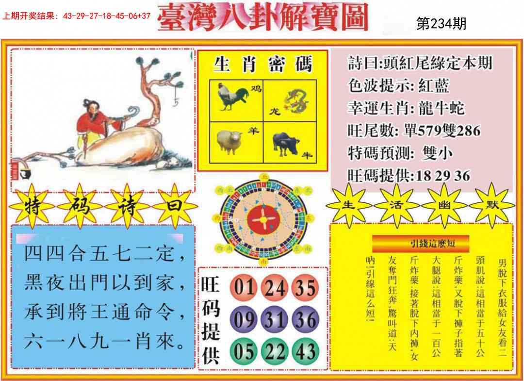 234期台湾八卦解宝图[图]