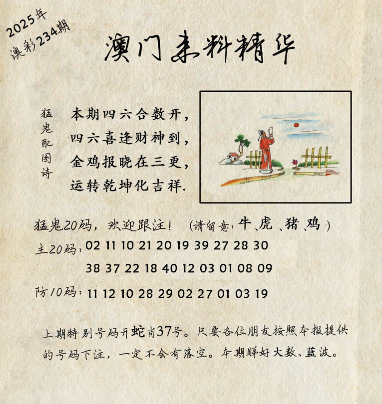 234期澳门来料精华[图]