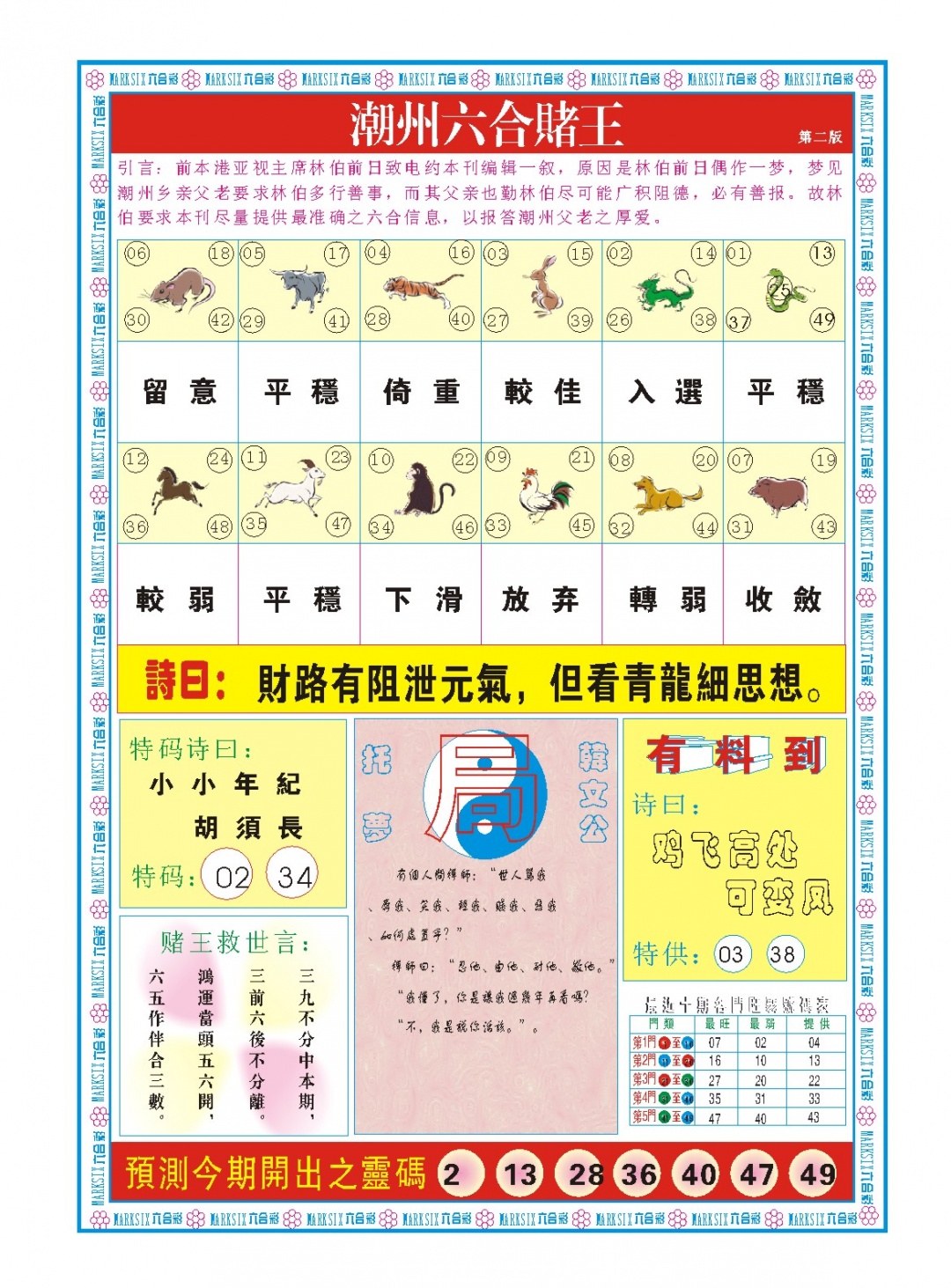235期潮州六合赌王B[图]