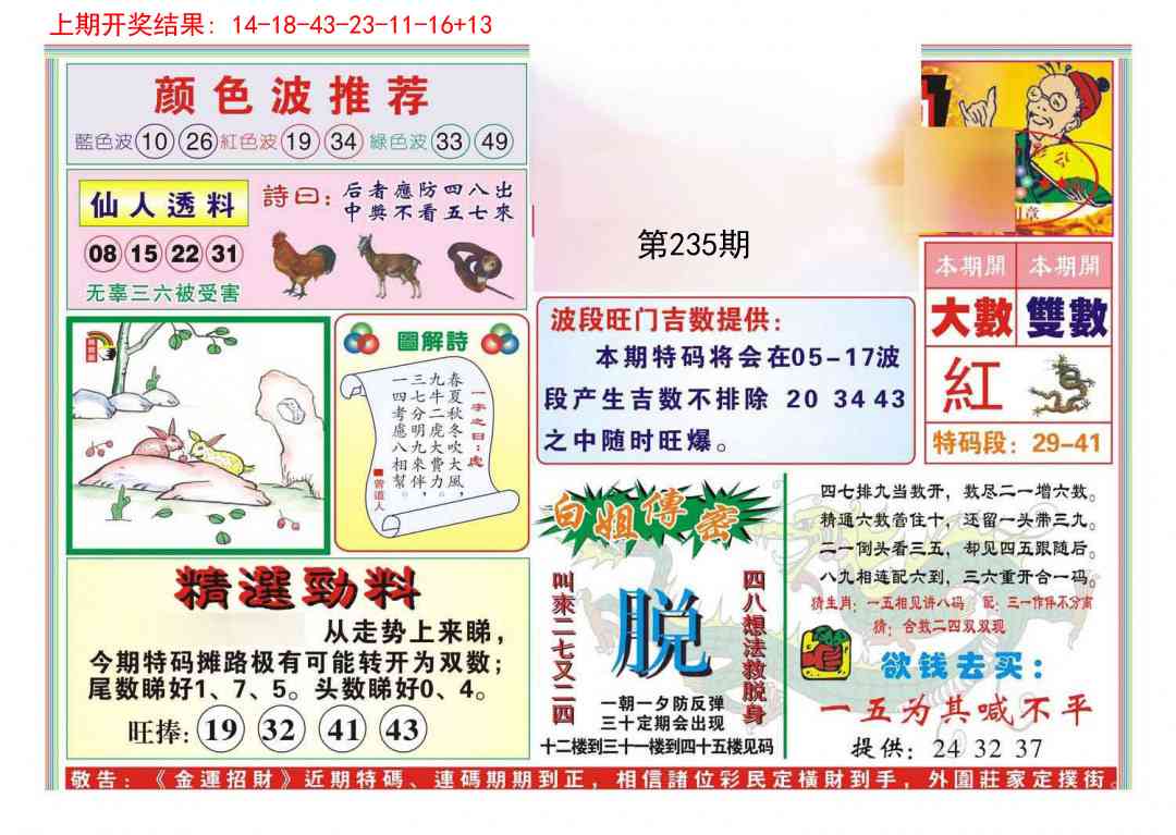 235期金运招财[图]