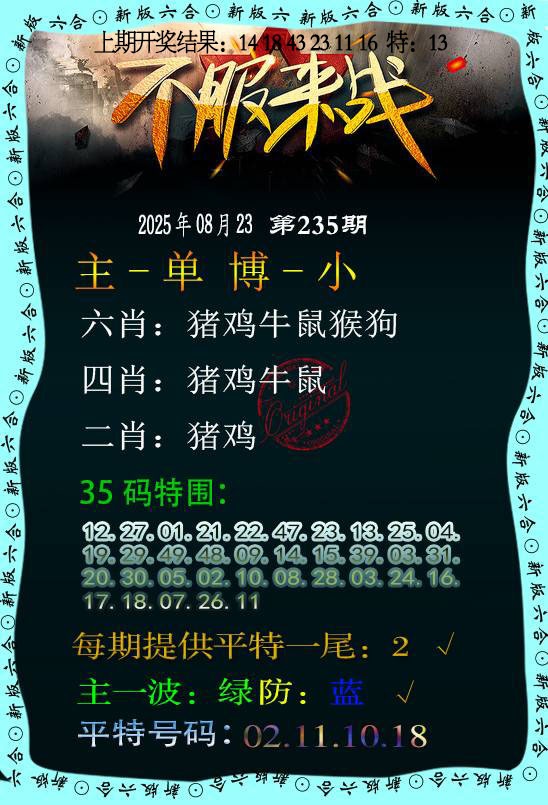 235期不服来战[图]