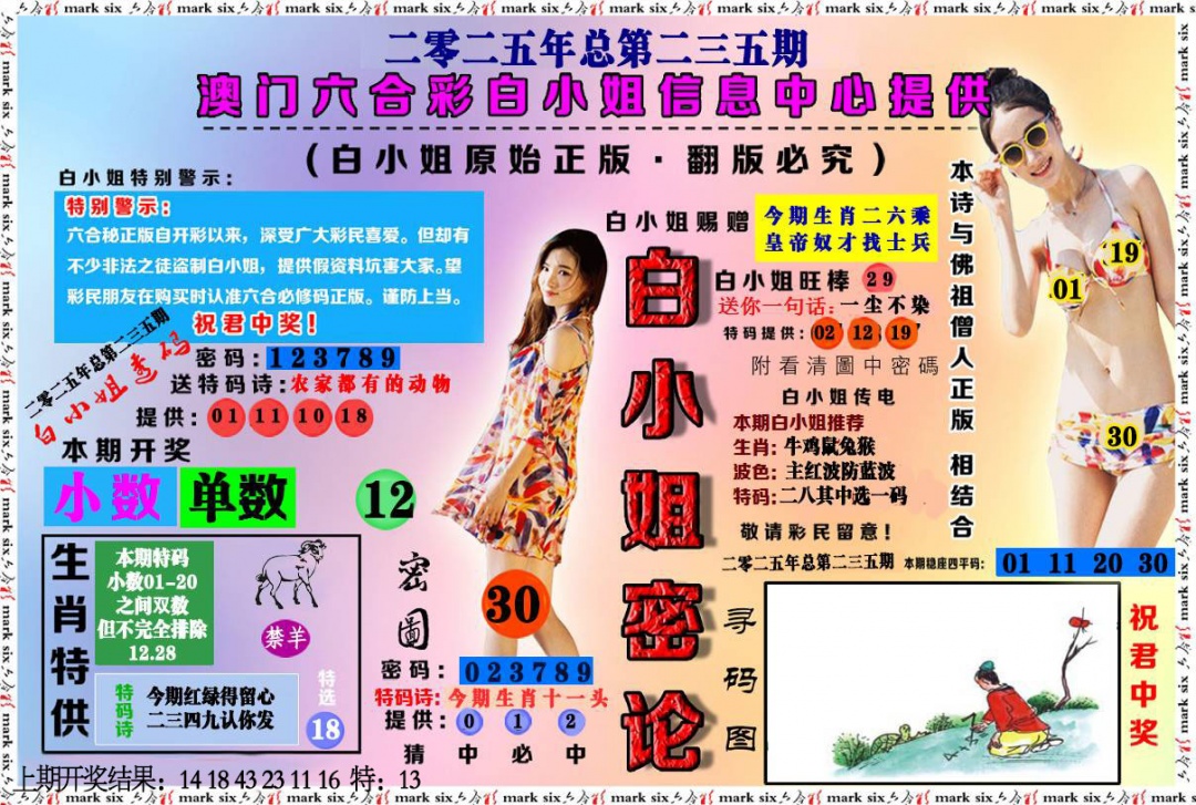 235期白小姐密论[图]