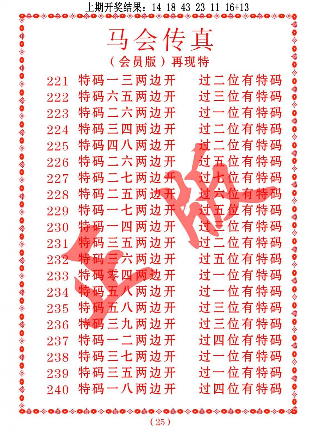 235期马会传真[图]