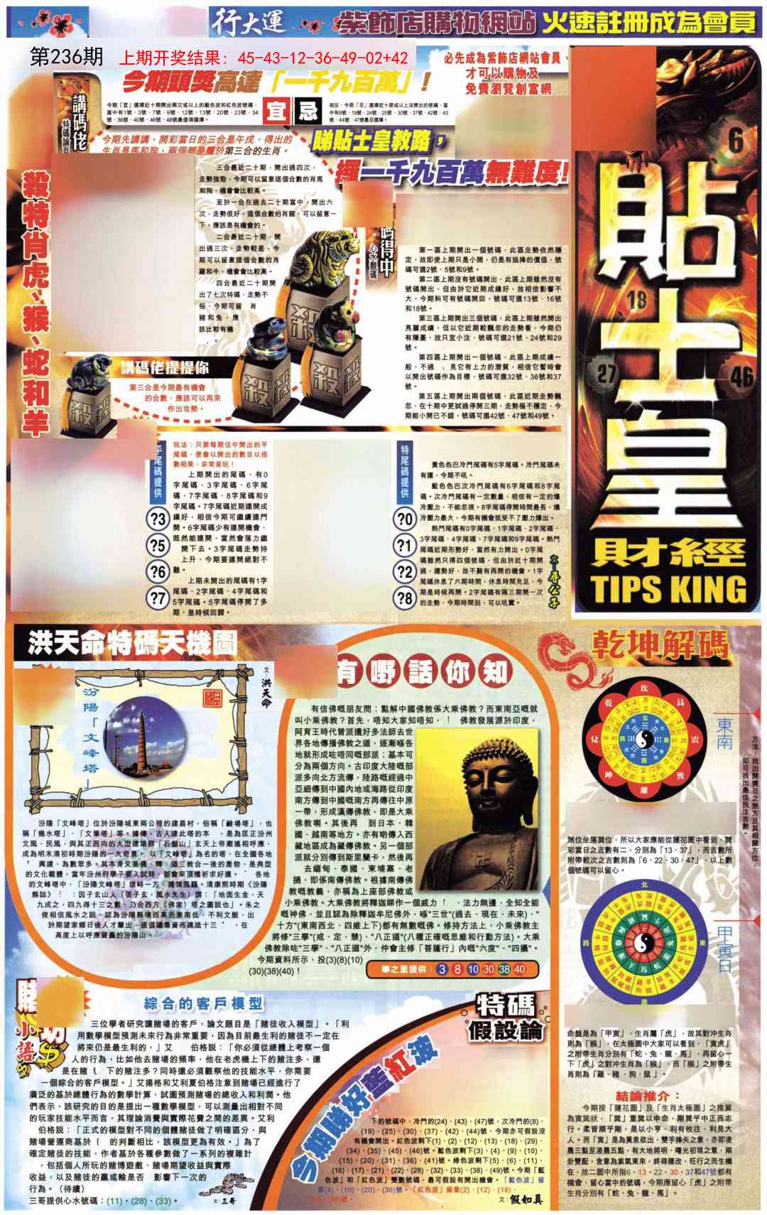 236期贴士皇A加大版[图]