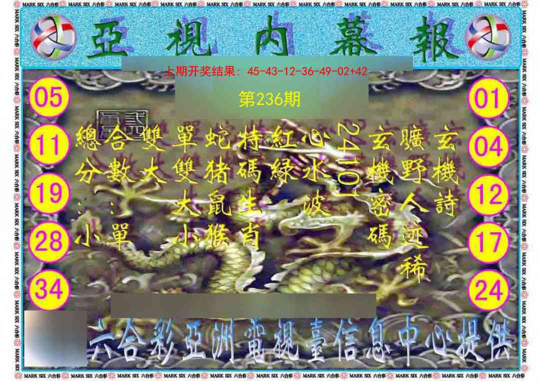 236期亚视内幕报[图]